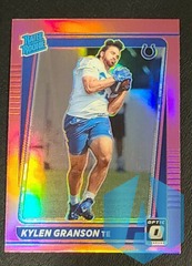 Kylen Granson 2021 Optic Preview Rated Rookie Pink Parallel #P-321